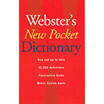 WEBSTERS NEW POCKET DICTI ONARY