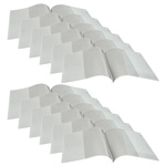 (12 PK) CLEAR BOOK COVERS 8 1/2IN