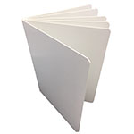 WHITE HARDCOVER BLANK BOO K 6X8