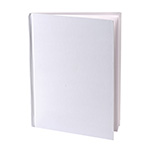 BLANK HARDCOVER BOOK PORT RAIT 5X4IN