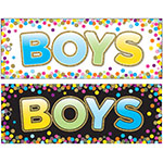 BOYS PASS 9 X 35 CONFETTI LAMINATED