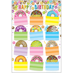 DONUTFETTI BIRTHDAYS 13 X 19 CHART