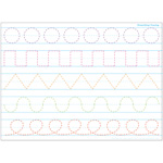 PREWRITING TRACING POSTER MAT