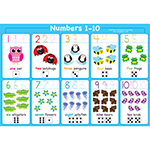 10CT 1-10 NUMBERS LEARNIN G PLACEMAT