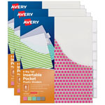 (3 PK) AVERY BIG TAB 8 TA B POCKET