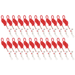 (24 EA) STANDARD LANYARD RED