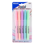 5CT PEN STYLE PASTEL HIGH LIGHTERS