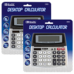 (2 EA) BAZIC DESKTOP CALC ULATOR