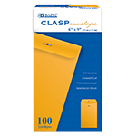 BAZIC CLASP ENVELOPES 6 X 9 100 PK