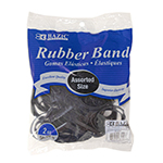 ASSORTED SIZE BLACK RUBBE R BANDS