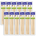 (12 PK) ROUND NATURAL WOO DEN DOWEL