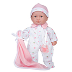 11IN SOFT BABY DOLL PINK CAUCASIAN