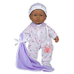 11IN SOFT BABY DOLL BLUE CAUCASIAN