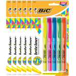 (6 PK) BIC BRGHT LINER HI GHLIGHTERS