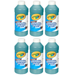 (6 EA) CRAYOLA WASHABLE 1 6OZ