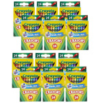 (12 BX) CRAYOLA CRAYONS 2 4CT PER