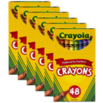 (6 BX) CRAYOLA REGULAR SI ZE CRAYON