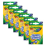 (6 BX) ULTRACLEAN CRAYONS 24CT