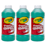 (3 EA) 16OZ GREEN PREMIER TEMPERA