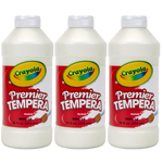 (3 EA) 16OZ WHITE PREMIER TEMPERA