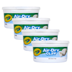 (4 EA) CRAYOLA AIR DRY CL AY 2.5 LBS