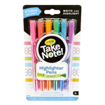 6CT TAKE NOTE HIGHLIGHTER PENS