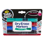 TAKE NOTE 4CT DRY ERASE M ARKER