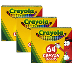 (3 BX) CRAYOLA REGULAR SI ZE CRAYON