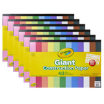 (6 PK) GIANT CONSTRUCTION PAPER W/