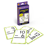 SUBTRACTION 0 TO 12 FLASH CARDS