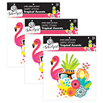 (3 PK) TROPICAL ACCENTS C UT-OUTS