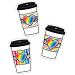 RAINBOW TO-GO CUPS CUT-OU TS