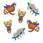 ONE WORLD SLOTHS CUT-OUTS