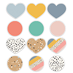 (3 PK) WE BELONG HEART & DOT CUTOUT