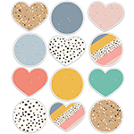 (3 PK) JUMBO HEARTS & DOT S CUT OUTS