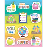 (12 PK) MOTIVATORS SHAPE STICKERS