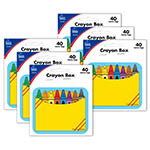 (6 PK) NAME TAGS CRAYON B OX