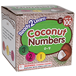 COCONUT NUMBERS 0-9 SMALL 100/ST