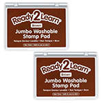 (2 EA) JUMBO WASHABLE STA MP PAD BRN