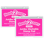 (2 EA) JUMBO WASH STAMP P AD HOT PNK