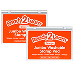 (2 EA) JUMBO WASH STAMP P AD ORANGE