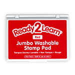 JUMBO WASHABLE STAMP PAD RED