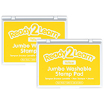 (2 EA) JUMBO WASH STAMP P AD YELLOW