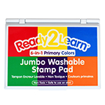 JUMBO WASHABLE STAMP PAD 6-IN-1