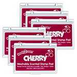 (6 EA) WASH SCENT STAMP P AD CHERRY