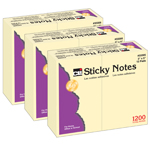 (3 PK) STICKY NOTES 3X5 P LAIN