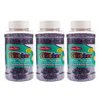 (3 EA) GLITTER 16OZ BOTTL E MULTICLR