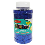 GLITTER 16 OZ BOTTLE  BLU E