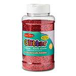 GLITTER 16 OZ BOTTLE RED