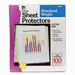 SHEET PROTECTORS CLEAR BO X OF 100